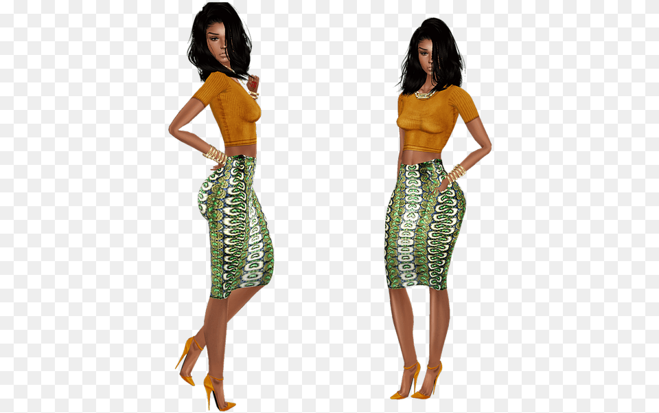 Fashion Model, Clothing, Skirt, Adult, Person Png Image