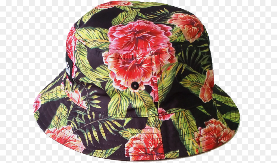 Fashion Printing Floral Pattern Bucket Hat Factory Bucket Hat Flower, Clothing, Sun Hat, Adult, Female Png