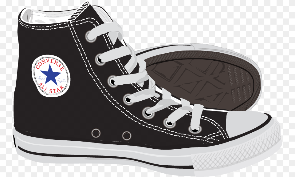 Fashion Shoes Ray Ban Polyvore Converse Painted Vector Polyvore Converse, Clothing, Sneaker, Footwear, Shoe Free Png