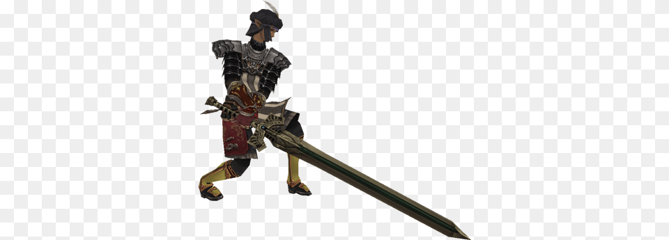 Fashion Shot Ffxi Greatsword, Sword, Weapon, People, Person Png