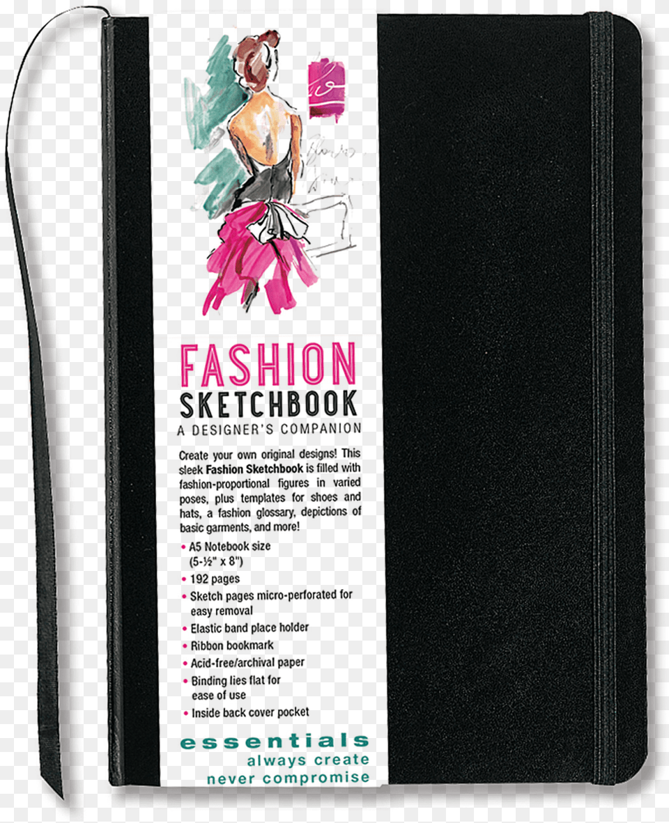 Fashion Sketchbook Libreta Fashion Sketchbook, Advertisement, Poster, Adult, Female Png