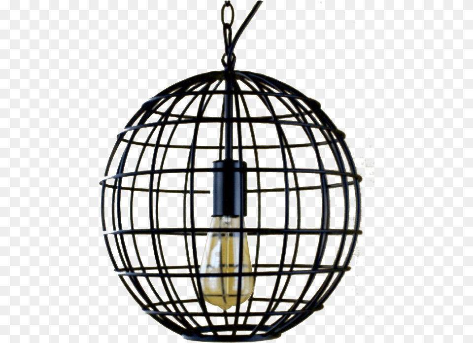 Fashion Steel Cage Pendant Lamp Pendant Light, Chandelier Free Transparent Png