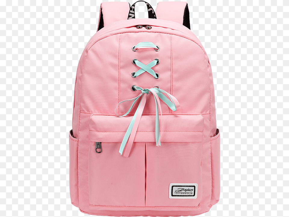 Fashion Women S Backpack Sweet Canvas Backpack School Diaper Bag, Backpacking, Person, Accessories, Handbag Free Png Download