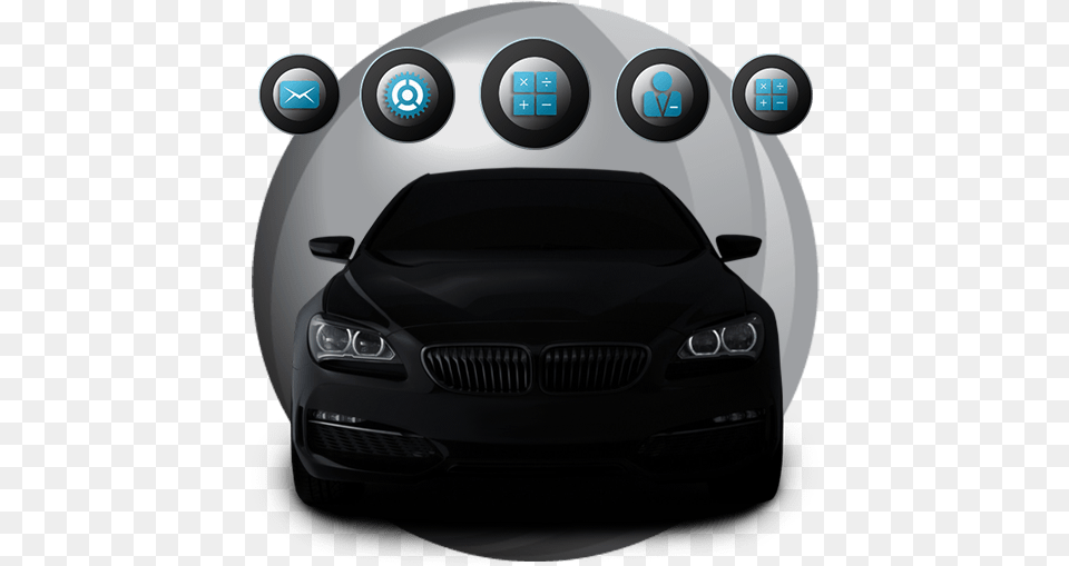 Fast Black Bmw Launcher Apk Download From Moboplay Car Icon, Machine, Transportation, Vehicle, Wheel Free Transparent Png