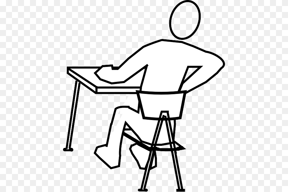 Fast Facts Draw A Person Sitting, Furniture, Table, Desk, Device Png