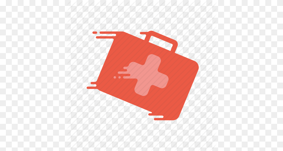 Fast First Aid Kit Motion Speed Streak Suitcase Icon, First Aid Free Png