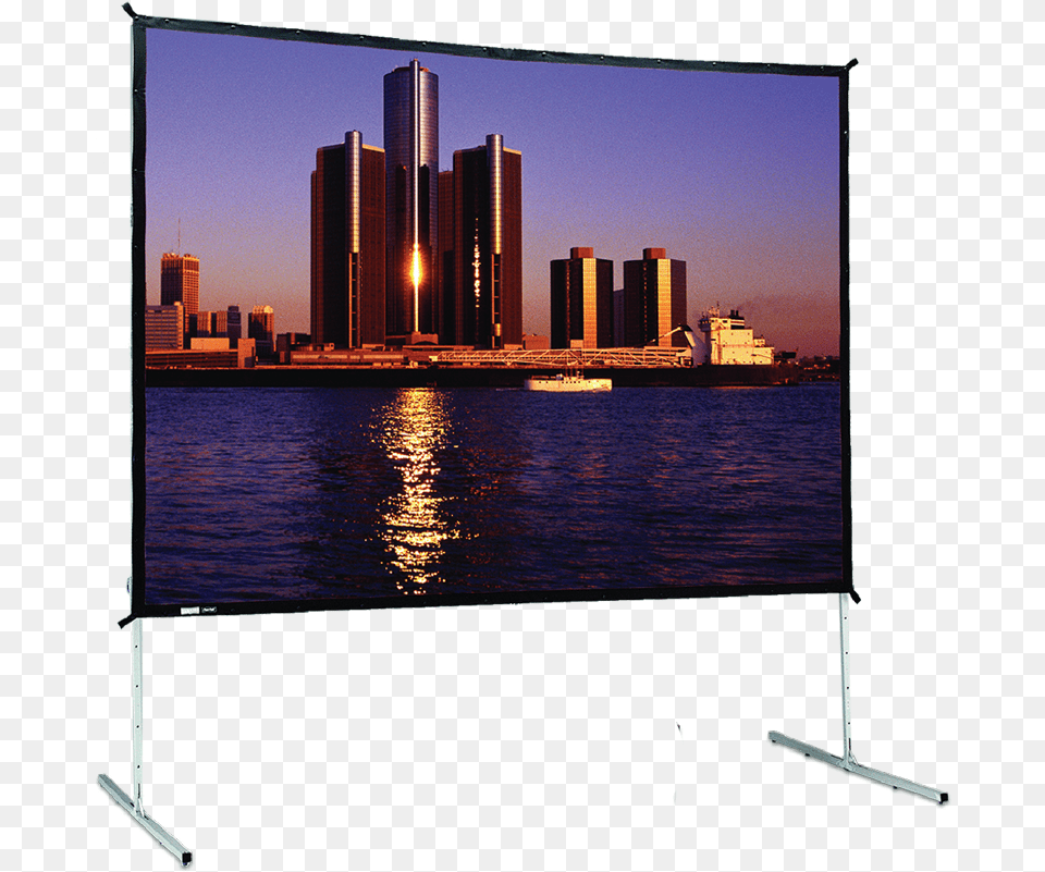 Fast Fold Portable Projector Screen, Architecture, Water, Urban, Waterfront Png Image