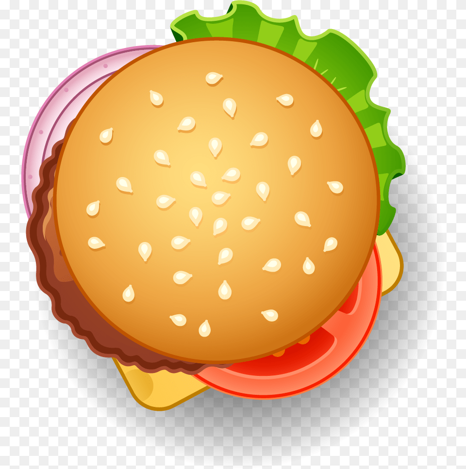 Fast Food, Birthday Cake, Burger, Cake, Cream Png Image