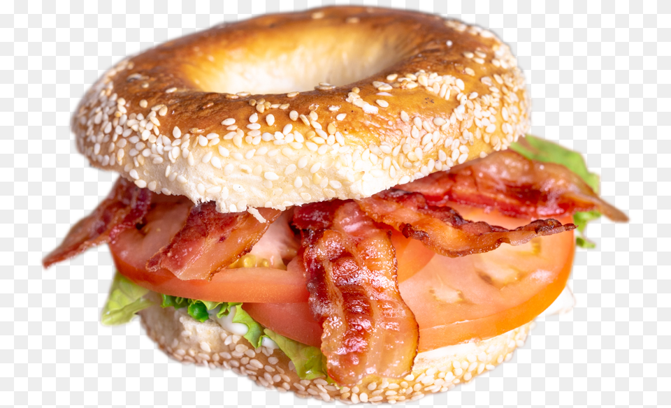 Fast Food, Bread, Burger, Bagel Png Image