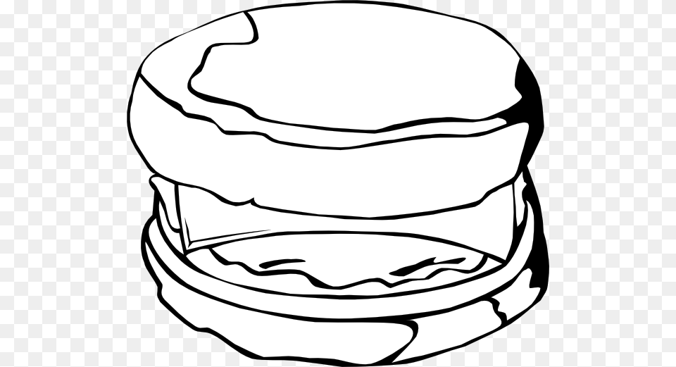 Fast Food Breakfast Egg And Cheese Biscuit Clip Art, Jar, Stencil Png