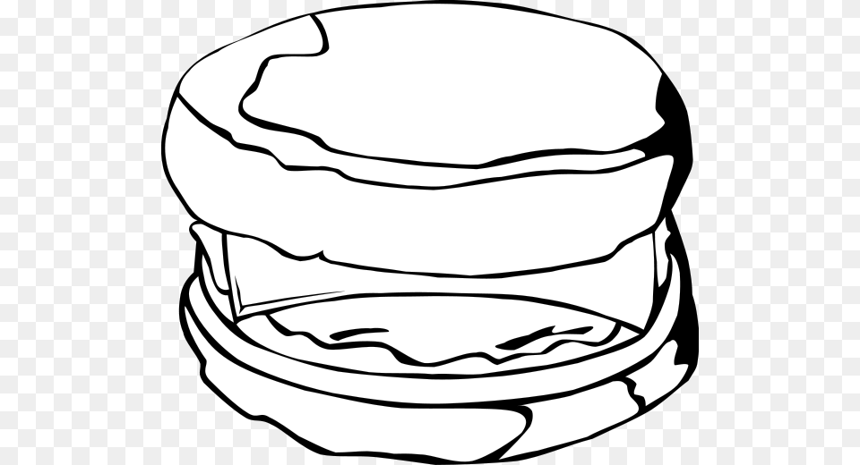 Fast Food Breakfast Egg Muffin Clipart For Web, Jar, Stencil Png