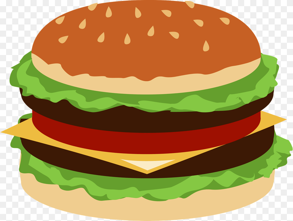 Fast Food Cheeseburger Clipart, Burger, Birthday Cake, Cake, Cream Png Image