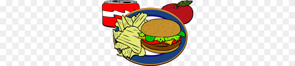 Fast Food Clip Art, Burger, Lunch, Meal, Can Free Transparent Png