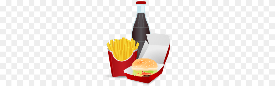 Fast Food Clipart, Bottle, Shaker, Fries Free Png