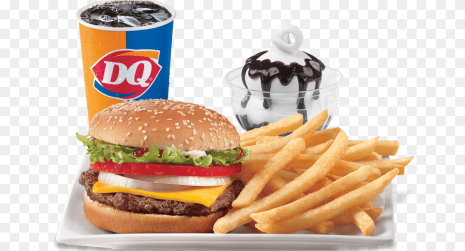 Fast Food Download 3 Chicken Strips Dairy Queen, Burger, Fries, Cup, Disposable Cup Png Image