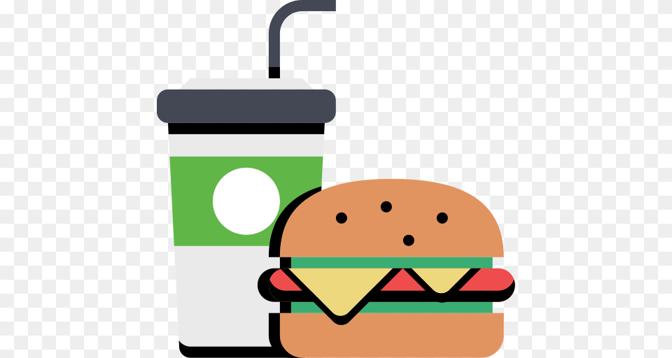 Fast Food Fast Food Food Icon With And Vector Format, Lunch, Meal, Burger Free Png