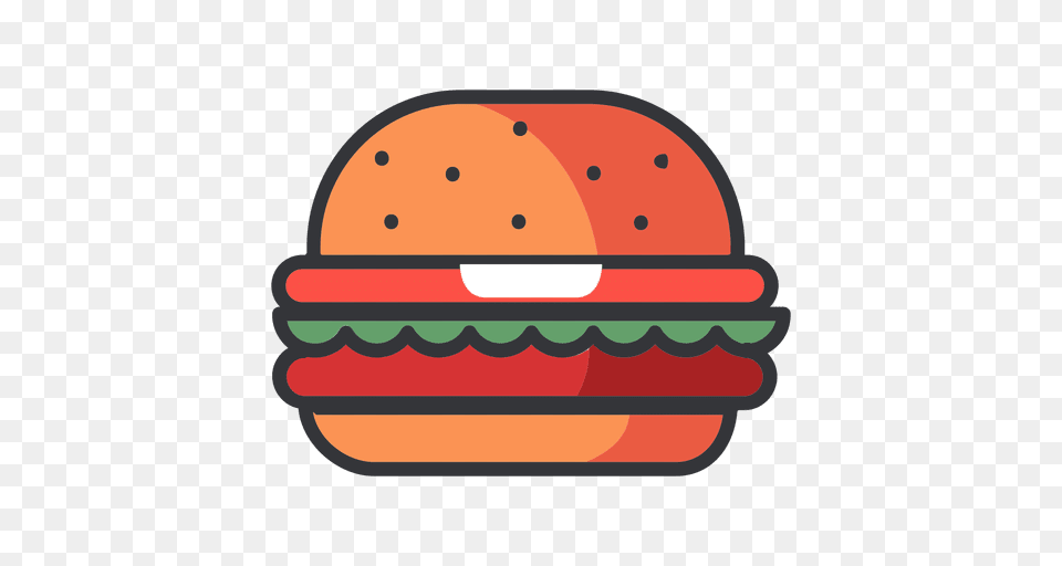 Fast Food Hamburger Flat Icon, Burger, Dynamite, Weapon Free Png Download