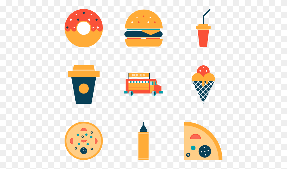 Fast Food Icon Packs, Cream, Dessert, Ice Cream, Burger Png