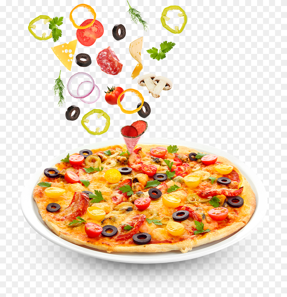 Fast Food Indian Food, Food Presentation, Pizza, Meal, Dish Free Transparent Png