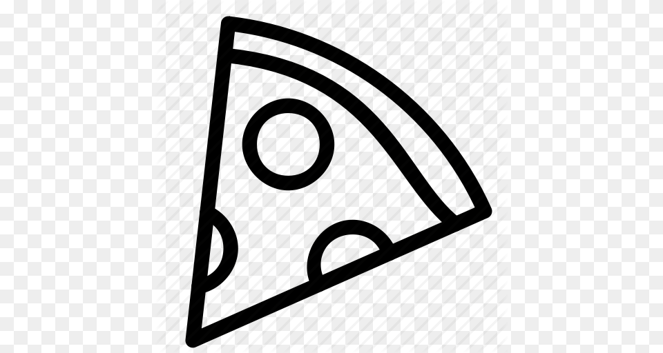 Fast Food Italian Pizza Slice Icon, Device, Appliance, Electrical Device Free Png