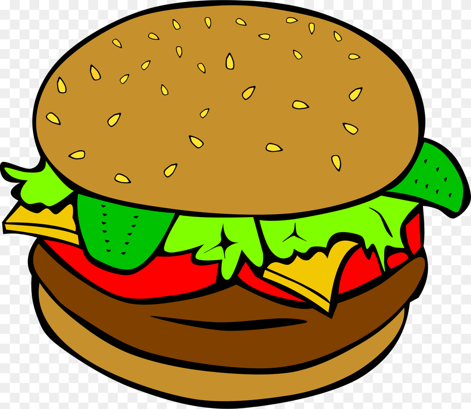 Fast Food Lunch Dinner Hamburger Icons, Burger, Baby, Person, Face Free Png