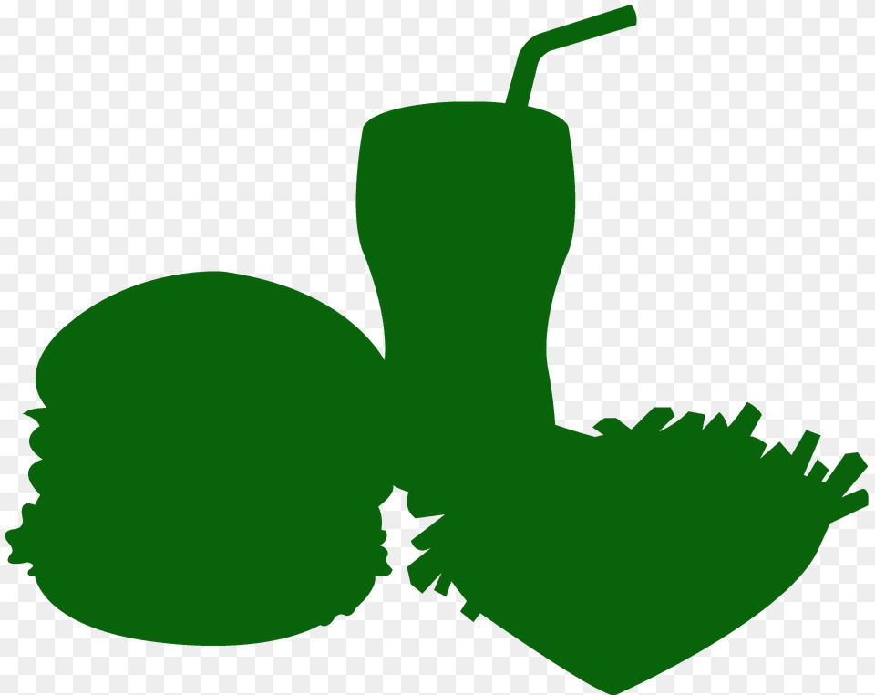 Fast Food Silhouette, Beverage, Juice, Green, Produce Free Transparent Png