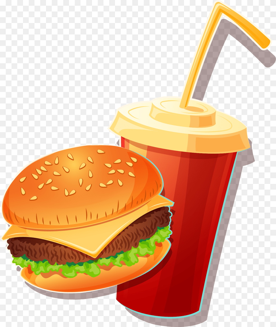 Fast Food Veggie Burger Junk Vector Handpainted Fast Food Vector, Device, Grass, Lawn, Lawn Mower Png