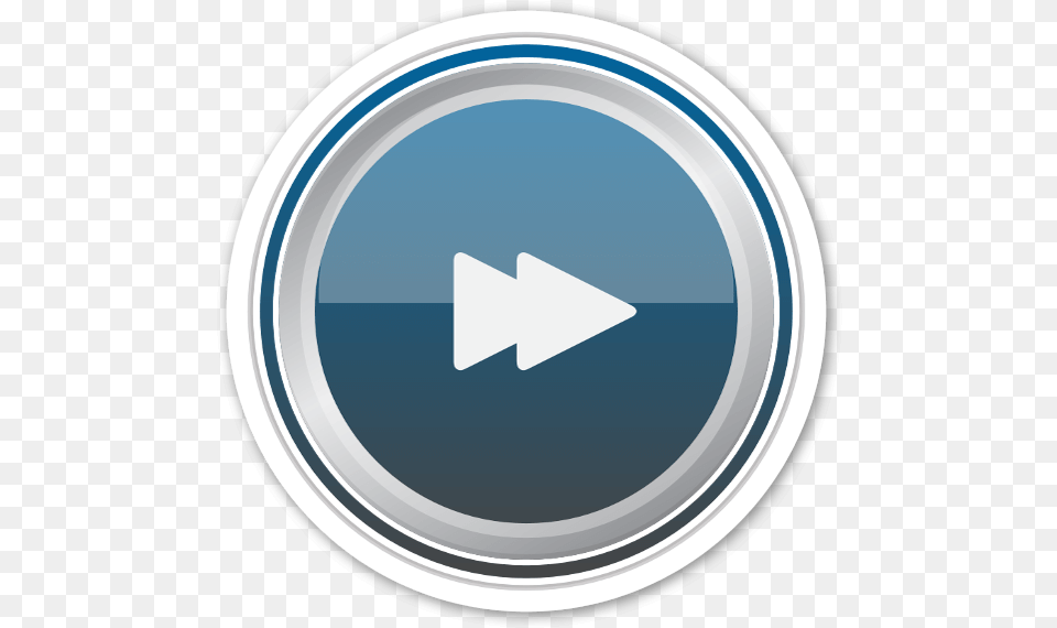 Fast Forward Button Sticker Circle, Disk Png