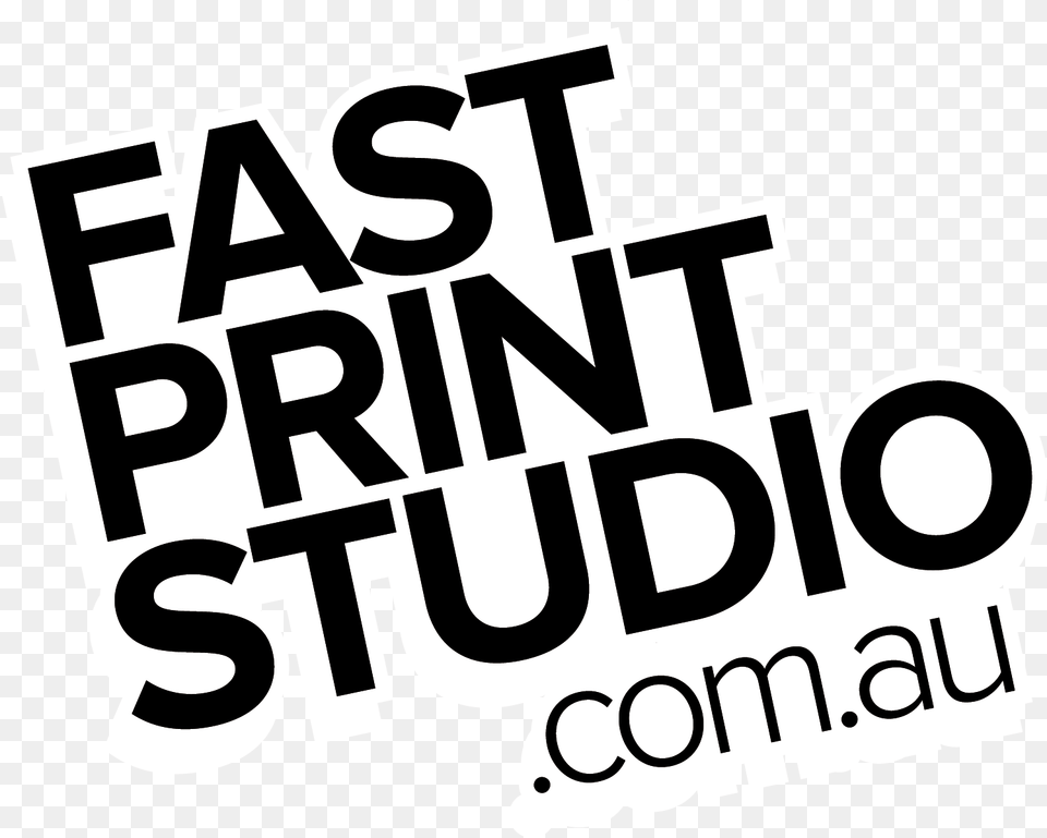 Fast Print Studio, Letter, Stencil, Text, Sticker Png Image