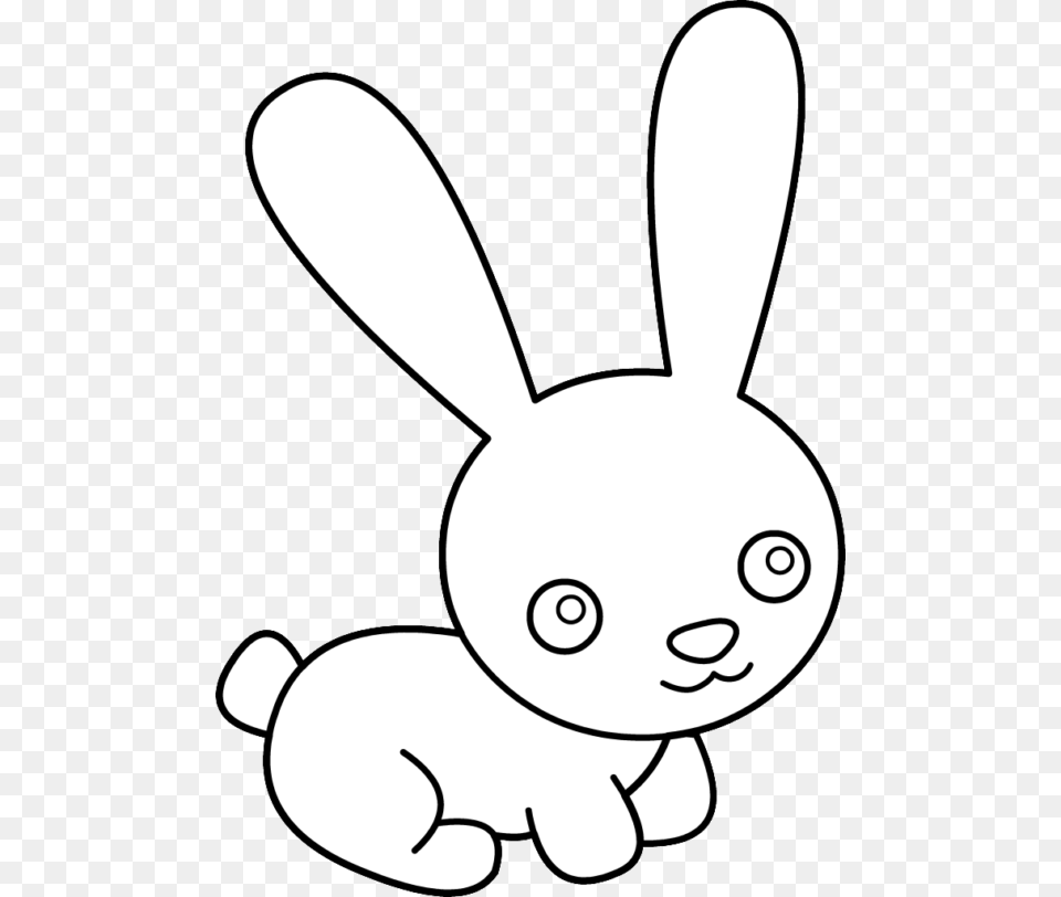 Fast Rabbit Clipart Bunny Clip Art Black And White, Smoke Pipe, Plush, Toy Free Png Download