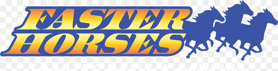 Faster Horses Festival Logo, Text, People, Person Png