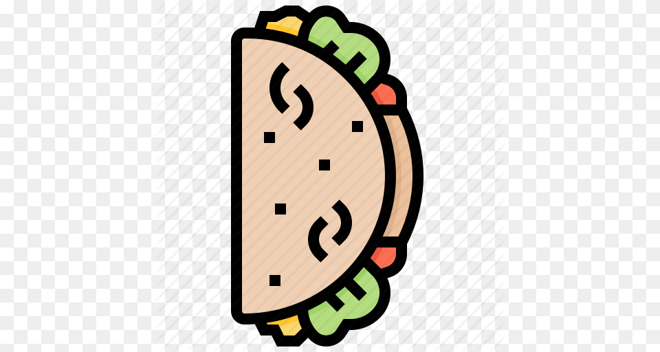 Fastfood Food Mex Taco Icon Png