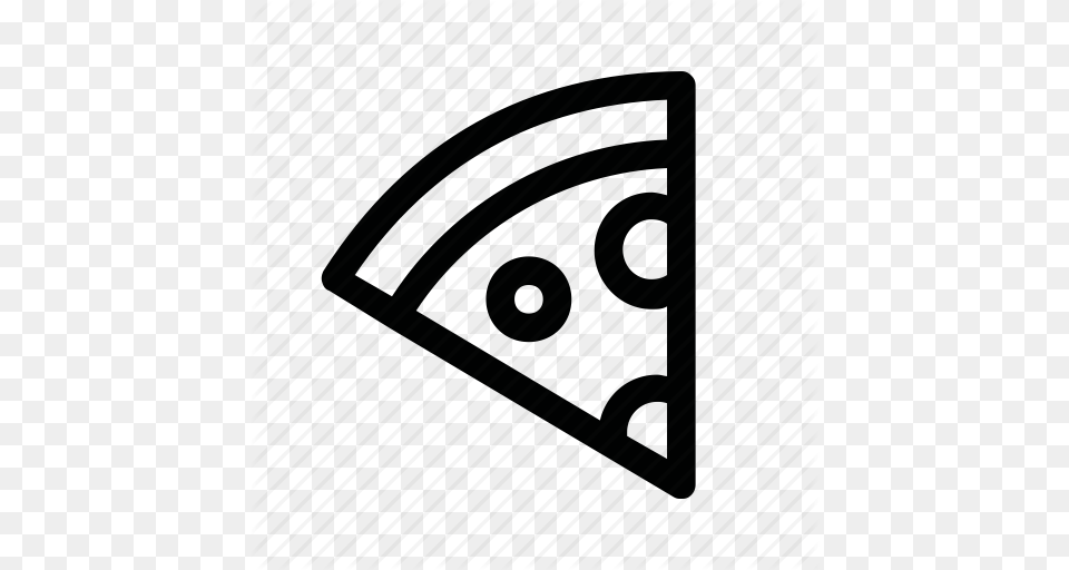 Fastfood Italian Jankfood Margarita Pizza Icon, Triangle Free Png