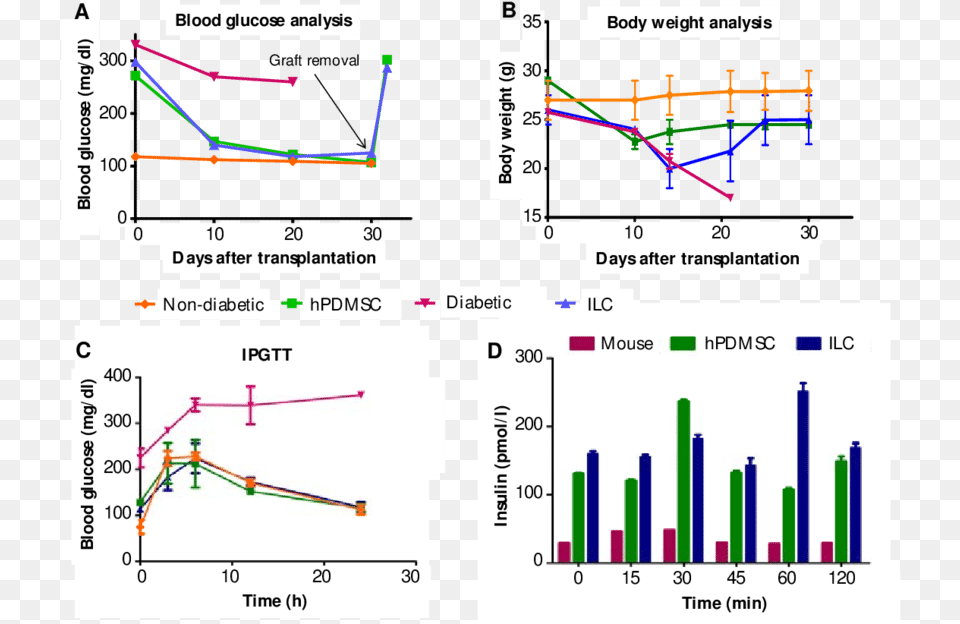 Fasting Blood Glucose Levels Indicate That Mice In Diagram, Chart, Plot Png Image