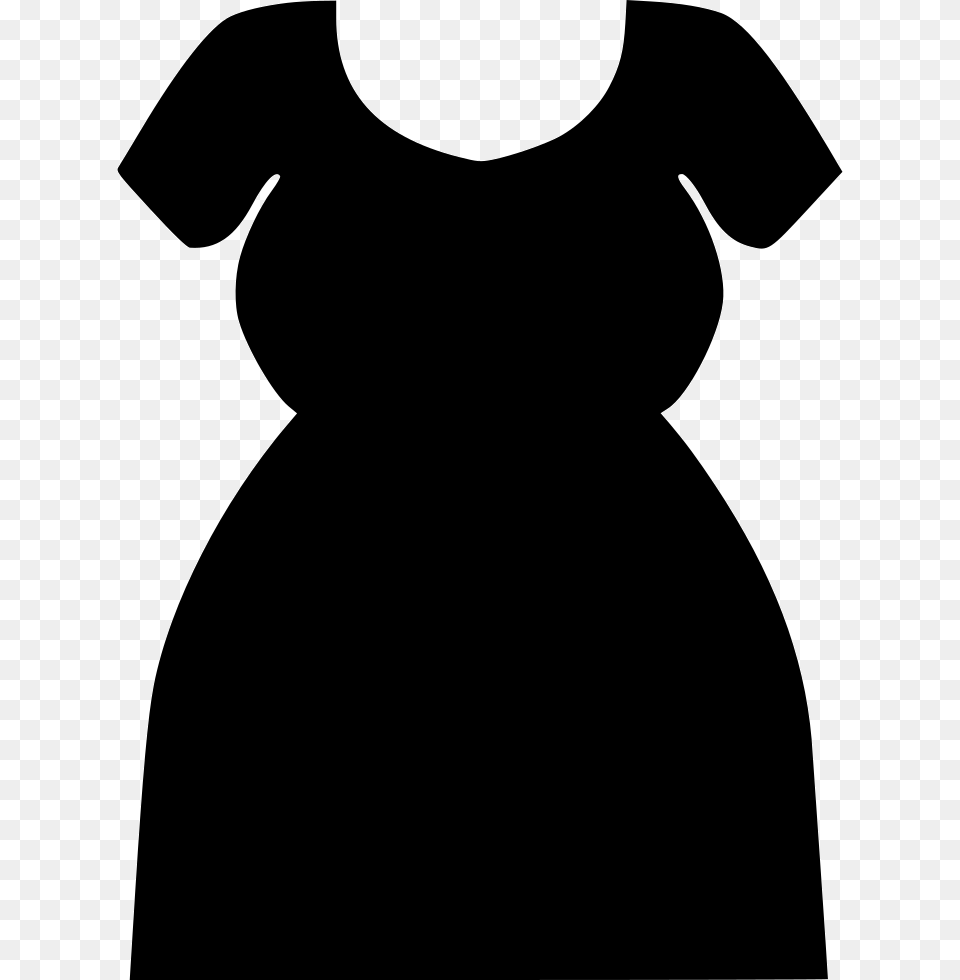 Fat Body Woman Dress Fit Large Comments Little Black Dress, Silhouette, Clothing, Adult, Female Png