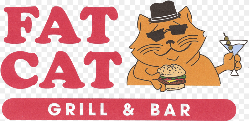 Fat Cat, Burger, Cream, Dessert, Food Free Transparent Png