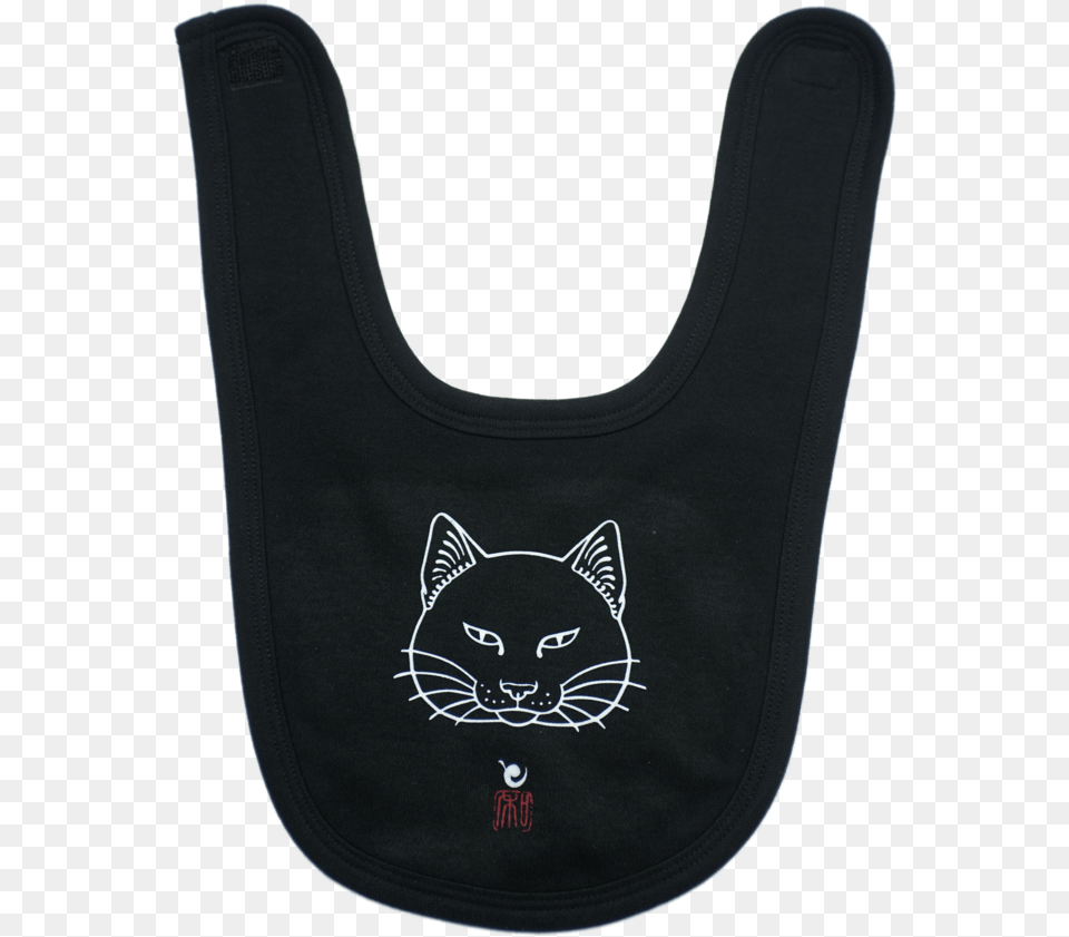 Fat Cat Direct To Garment Baby Bib Black Cat, Person Png
