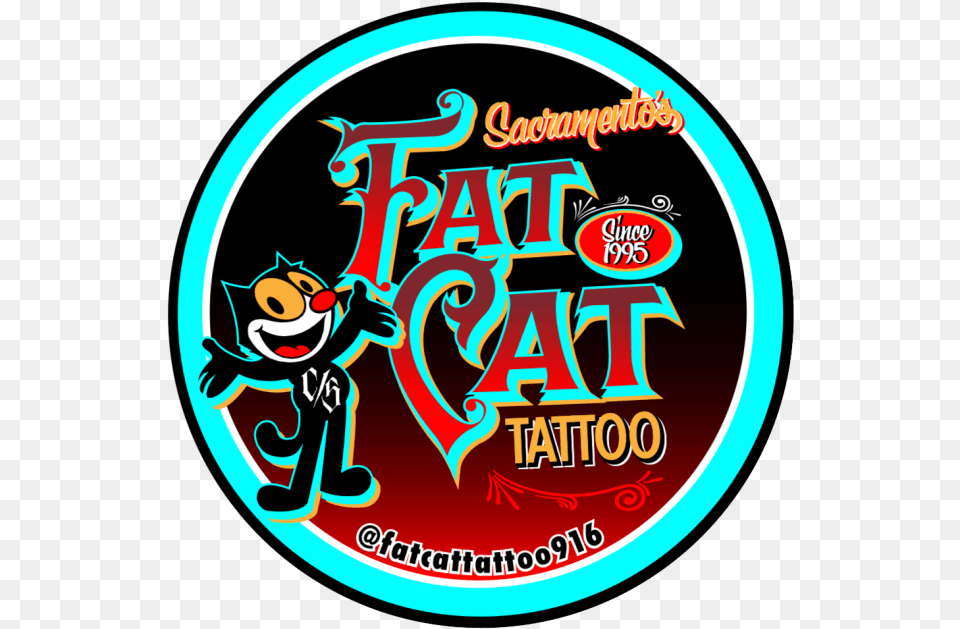 Fat Cat Tattoo Con Safos, Baby, Person, Circus, Face Free Transparent Png
