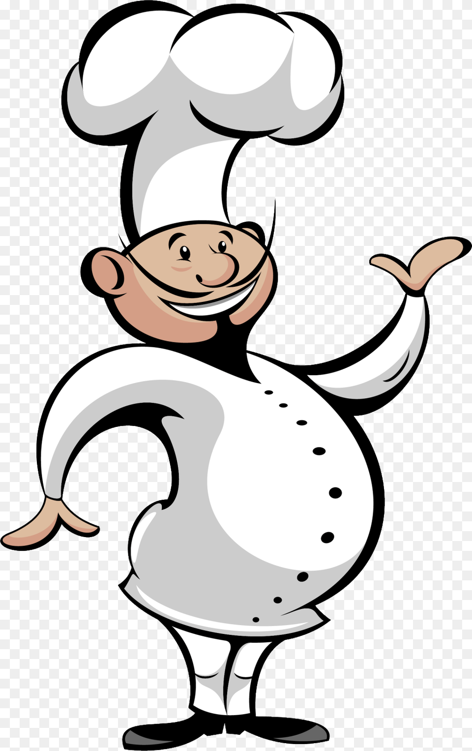 Fat Chef Cartoon Background Vector Free Download Vector, Animal, Publication, Goose, Comics Png Image