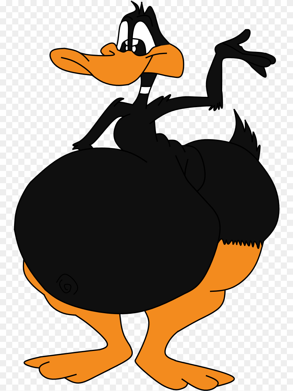 Fat Daffy Duck, Animal, Fish, Sea Life, Shark Free Transparent Png