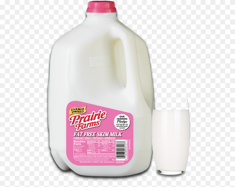 Fat Plain Milk Prairie Farms, Beverage, Dairy, Food Free Png Download