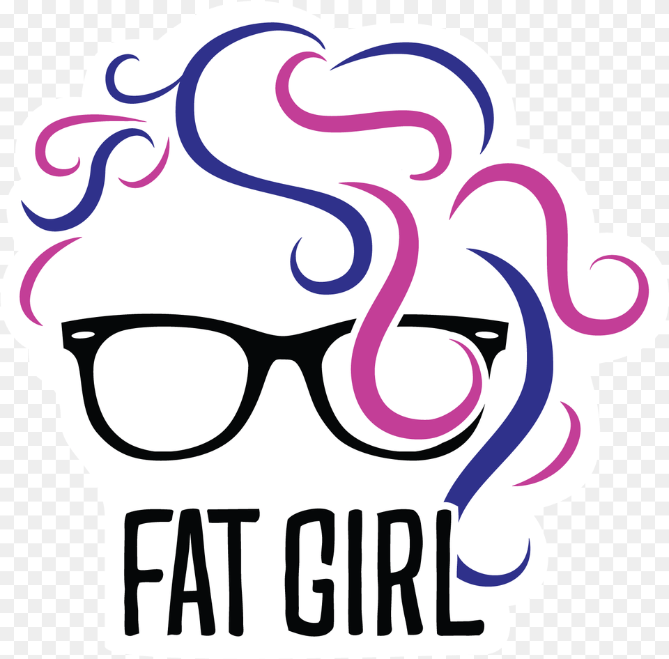 Fat Girl Living, Accessories, Glasses Png Image