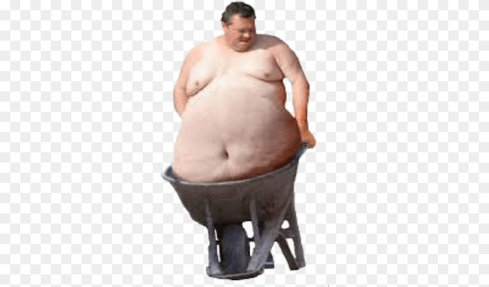 Fat Guy Dies In Parasite Fat Man Transparent, Person, Back, Body Part, Adult Free Png Download