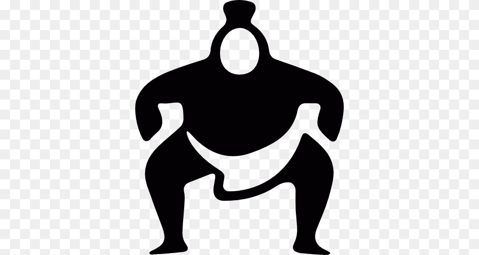 Fat Icon, Stencil, Person, Sport, Sumo Png