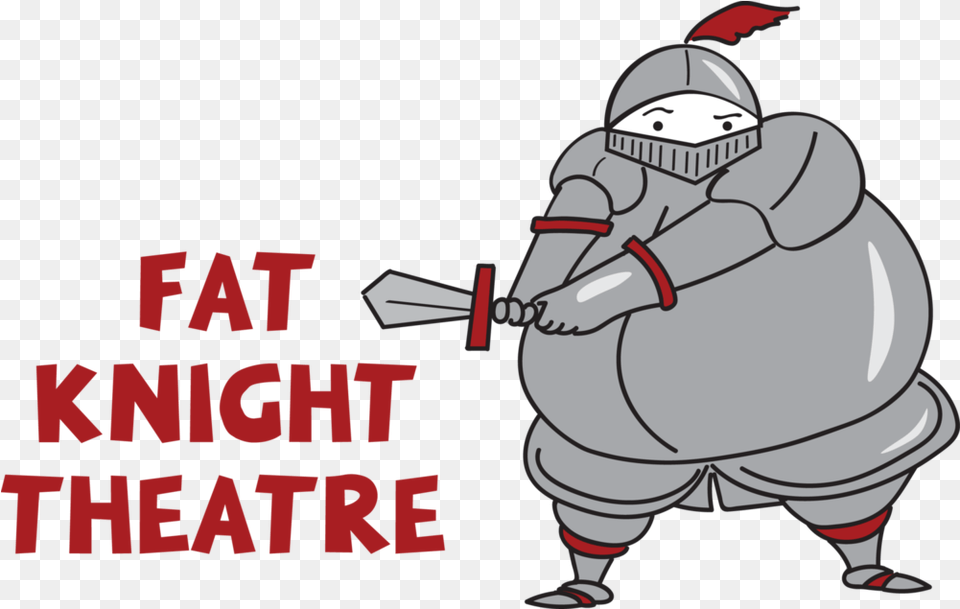 Fat Knight Theatre Fat Knight Cartoon, People, Person, Book, Publication Free Png