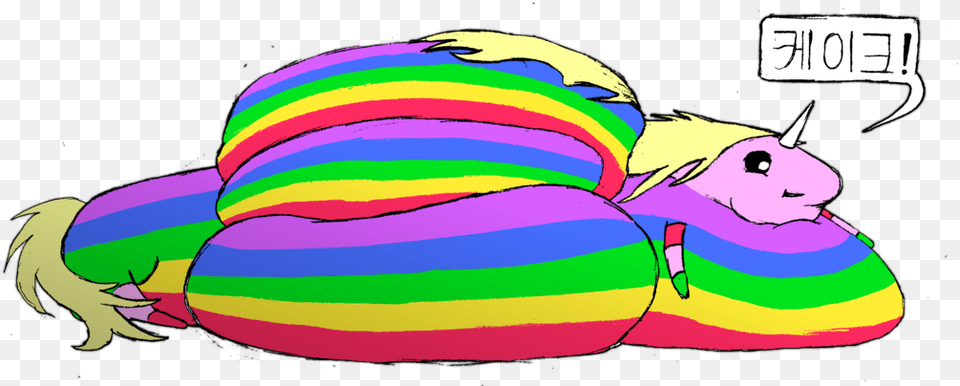 Fat Lady Rainicorn Png