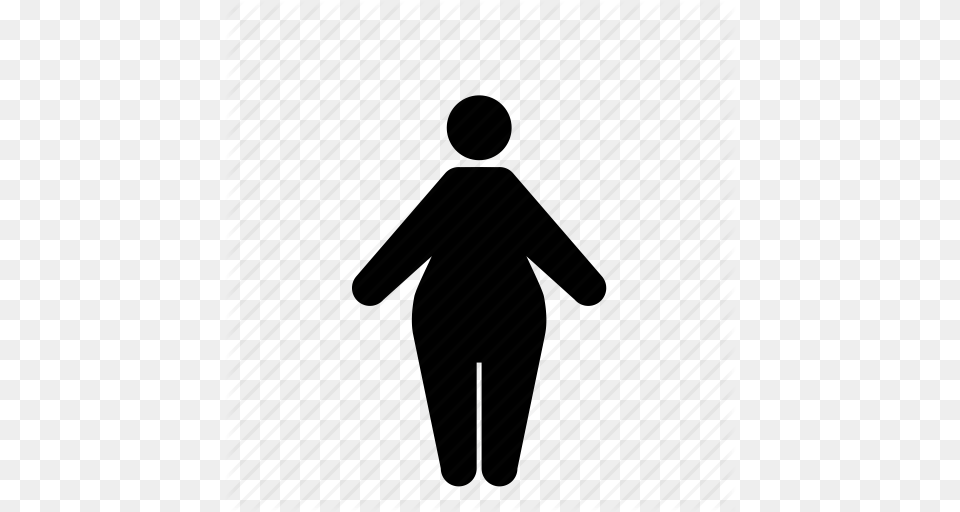 Fat Man Obese Overweight People Person Woman Icon, Suit, Clothing, Formal Wear, Silhouette Free Png