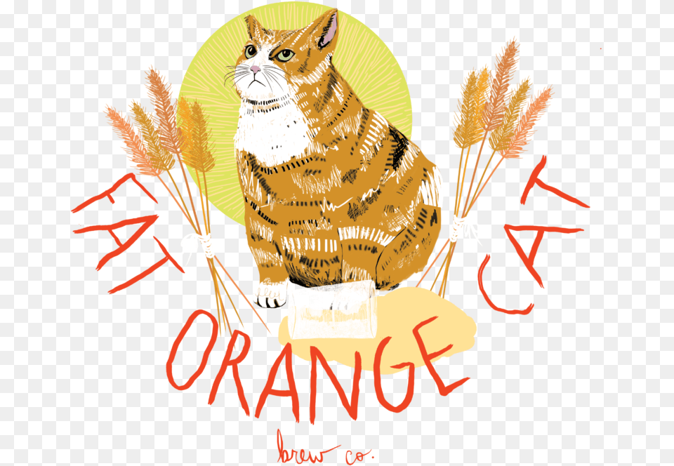 Fat Orange Cat U2013 Clearriver Fat Orange Cat Severe Tire Damage, Animal, Mammal, Pet Free Png Download
