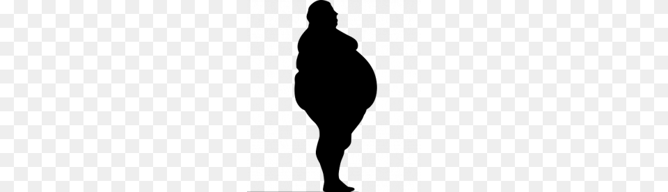 Fat Person Clipart Clipart, Gray Free Png Download