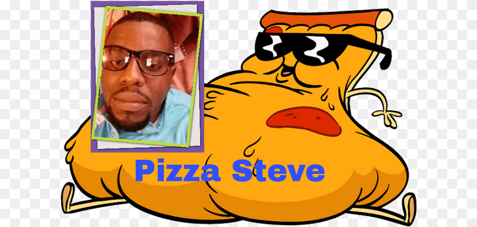 Fat Pizza Steve, Accessories, Portrait, Photography, Person Png Image